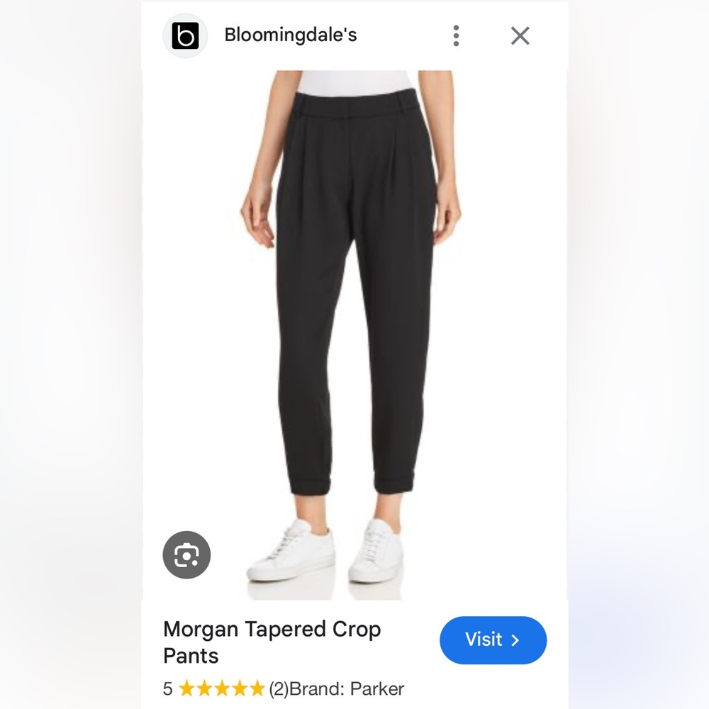 BNWT Black Parker Morgan Pants - Size 14